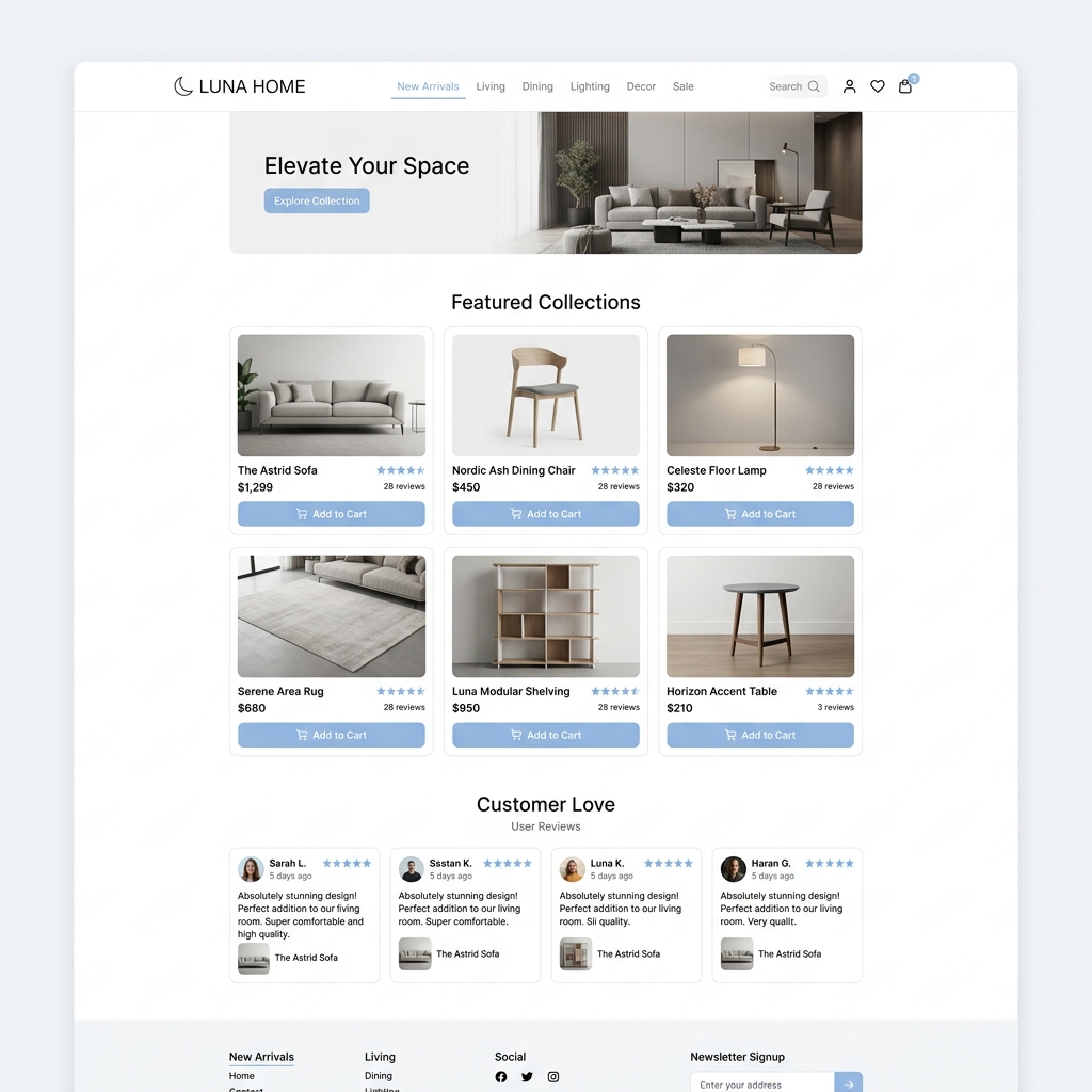 E-Commerce Mockup